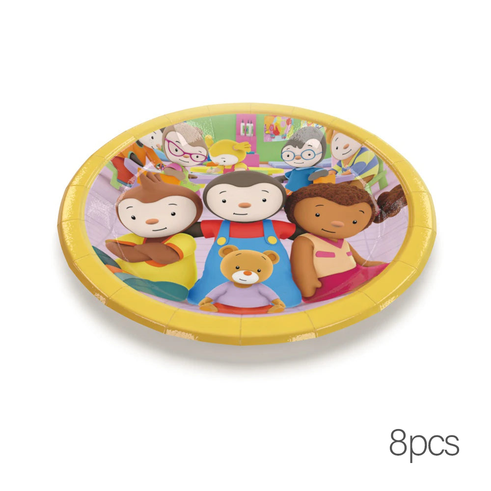 T'choupi Birthday Party Decoration Cartoon Baby Shower Party Supplies Tableware Sets Happy Birthday Cake Topper Birthday Hat