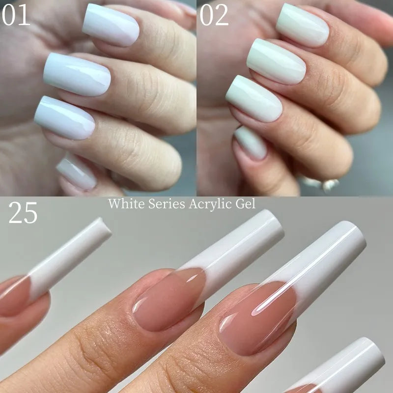 MSHARE Poly Nails Acryl Gel 60ml Builder UV Led Acrylgel Nails Extensions Acrylic Pink White Clear Acrylatic Hema Tpo Free Gel