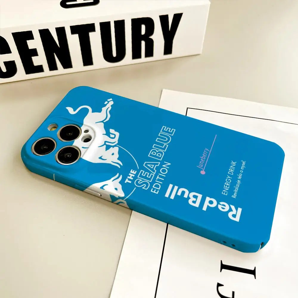 Fashion Red B-bulleS Logo Phone Case For IPhone 17 16 15 14 13 12 11 Plus Pro Max Mini Glossy HD Hard Cover Film Shell