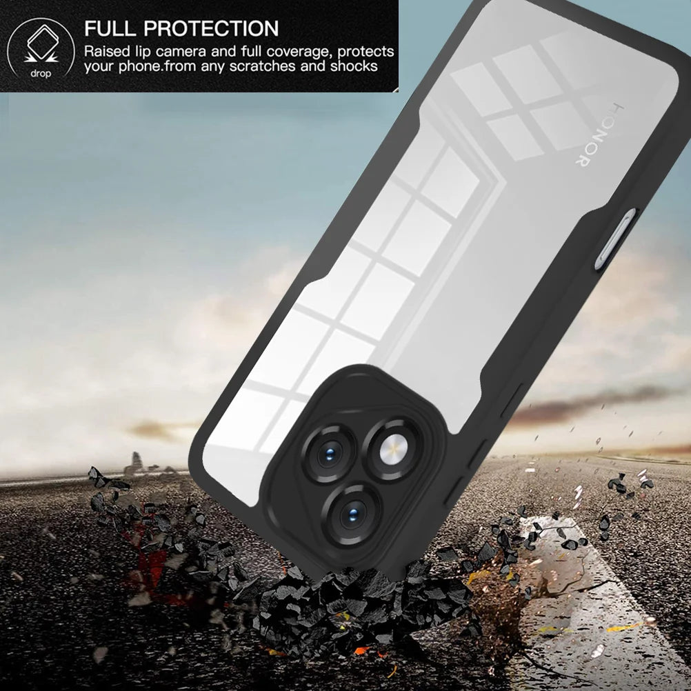 For Honor 400 Lite 5G Case 360 Full Protect Phone Cover For Honor400 Lite Honor400Lite Clear Screen With Silicone Bumper Funda