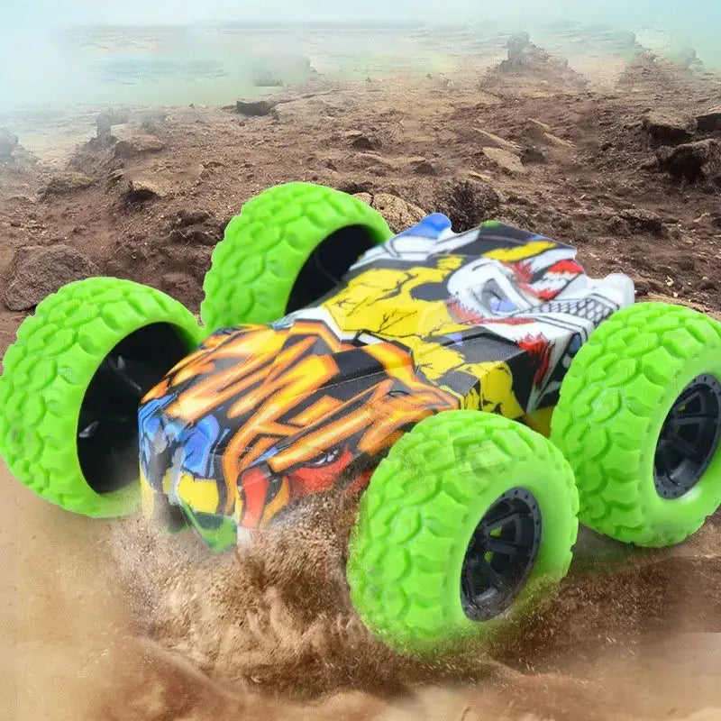 Children's toy car fun double-sided car inertial safety anti-collision anti-fall Kid's anti-fall model sliding off-road vehicle