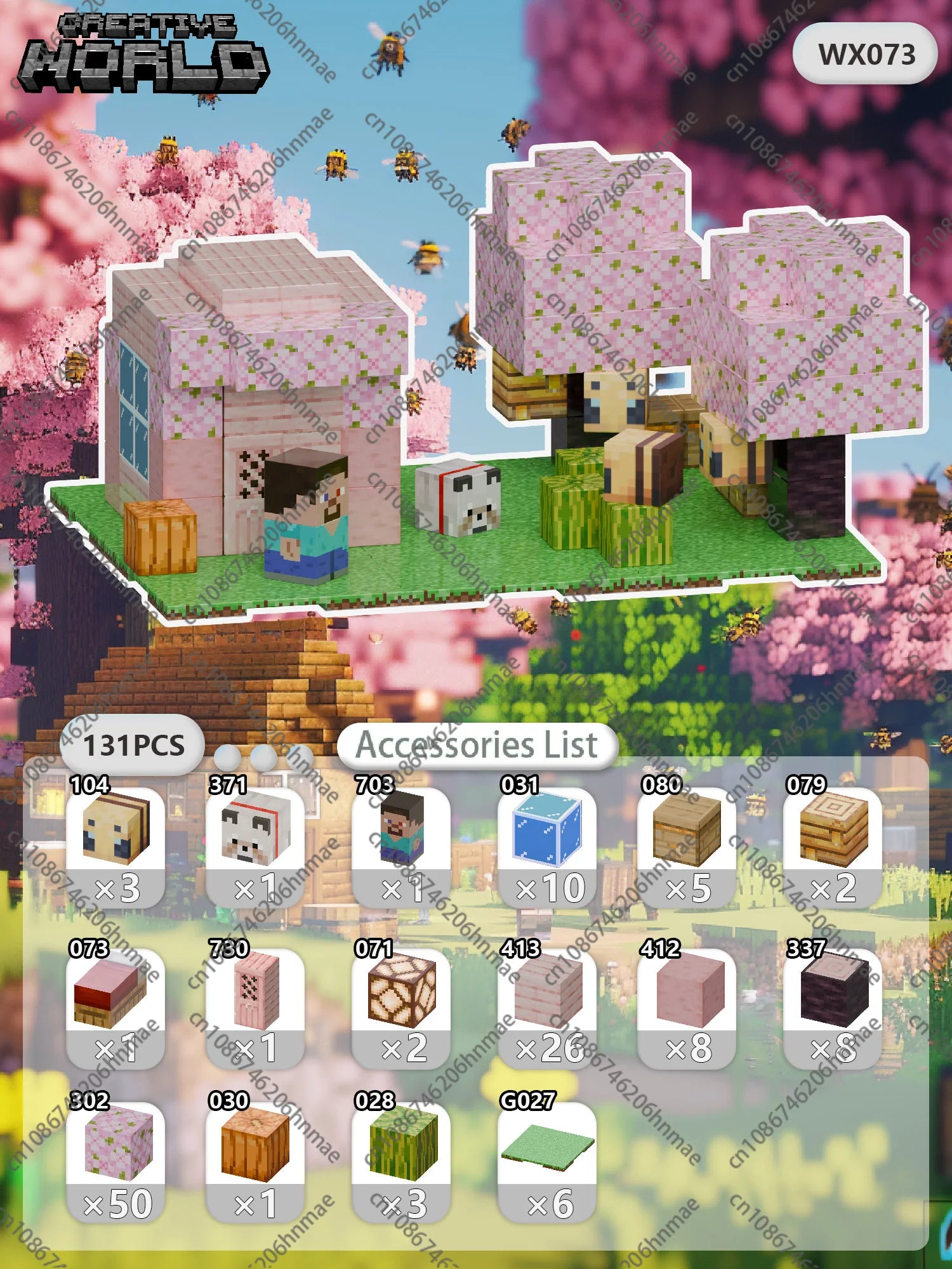 Magnetic Building Blocks Mine World Magnet Cube for Stacking Construction Brick Set Pixel Style Sensory Toys Kid Boys Girls DIY