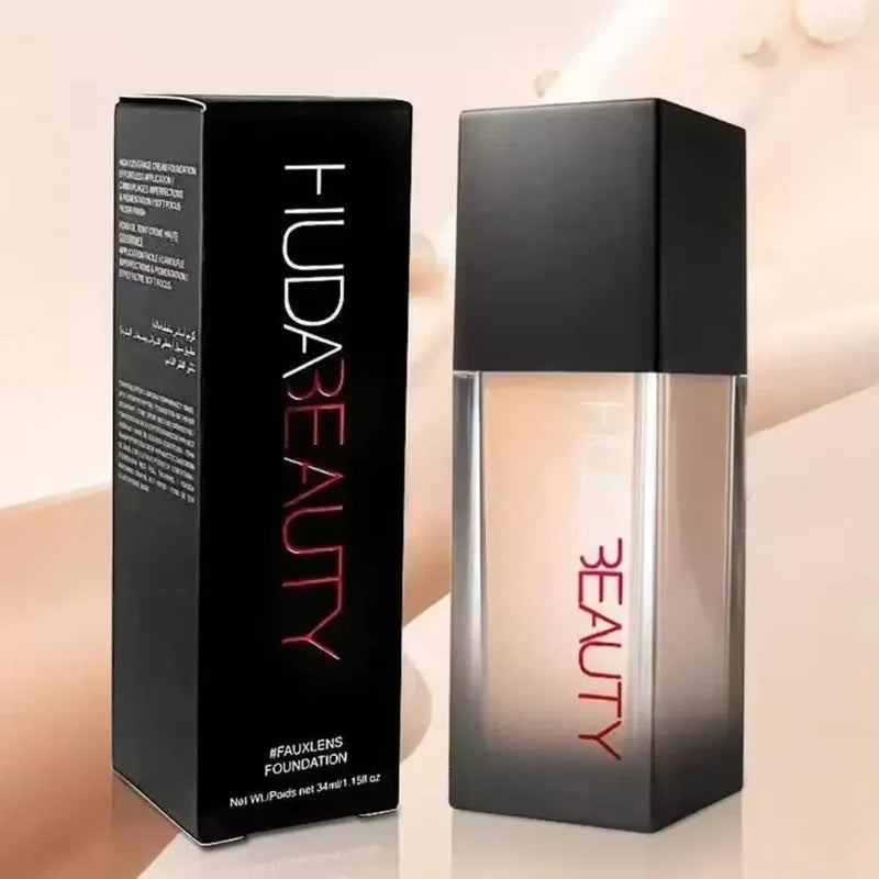 Huda Beauty Flawless Liquid Foundation Matte Concealer Long-lasting Moisturizing Nourishing Facial Makeup Breathable Cosmetics
