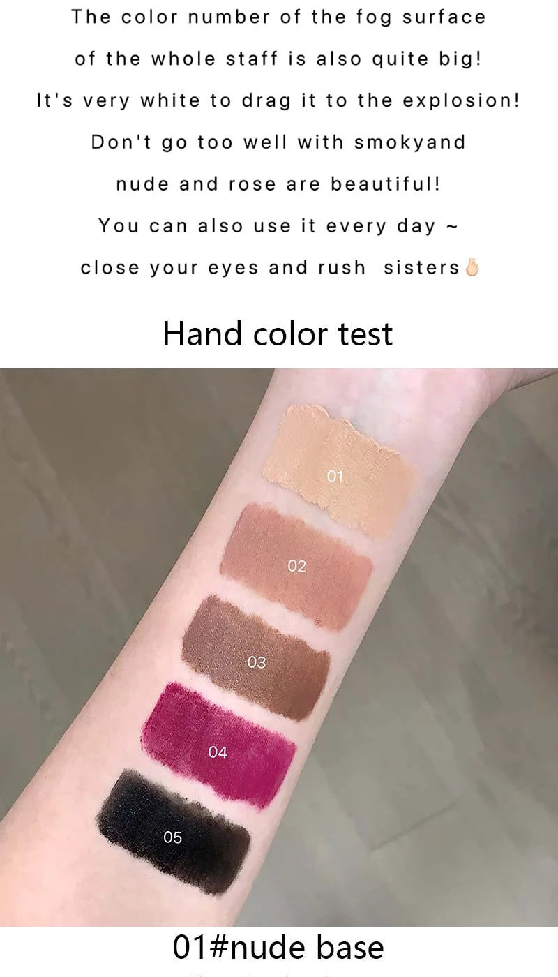 Cappuvini Obsidian Starry Matte Lip Gloss: Velvet Finish with Long-Lasting Formula-Dark Series for a Radiant Look,