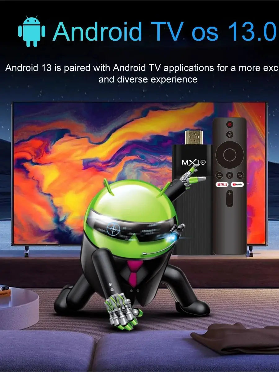 Factory Directly MX10-F3 TV Stick 4K Android 11 Allwinner H313 2.4G&5G Wifi 2GB 16GB tv box fire tv stick 4k