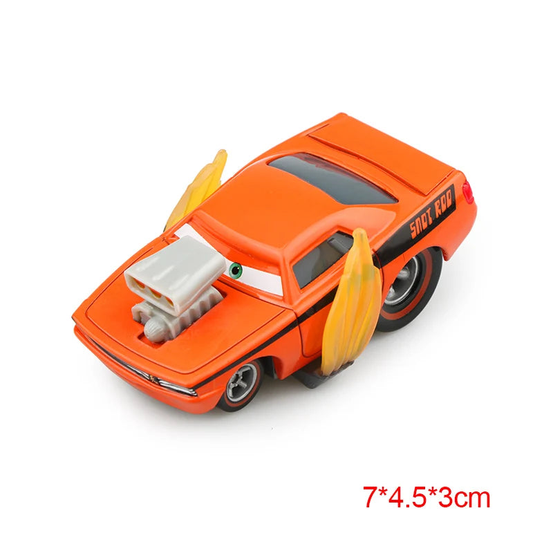 Mini Cars Disney Pixar Cars Toys Lightning McQueen Jackson Storm The King Mater 1:55 Diecast Metal Alloy Model Toys Kids Gifts