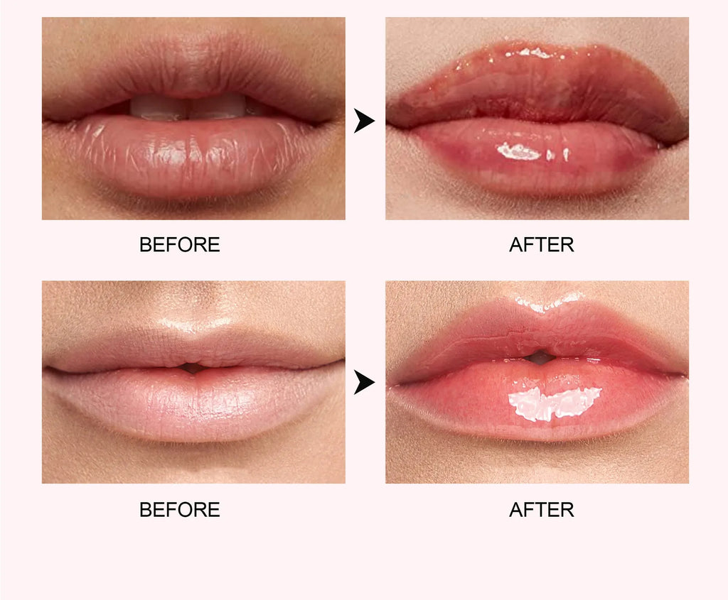 HANDAYAN 6 Color Lip Plumper Gloss Moisturizing Honey Oil Enhancer Transparent Shine Booster Makeup Beauty