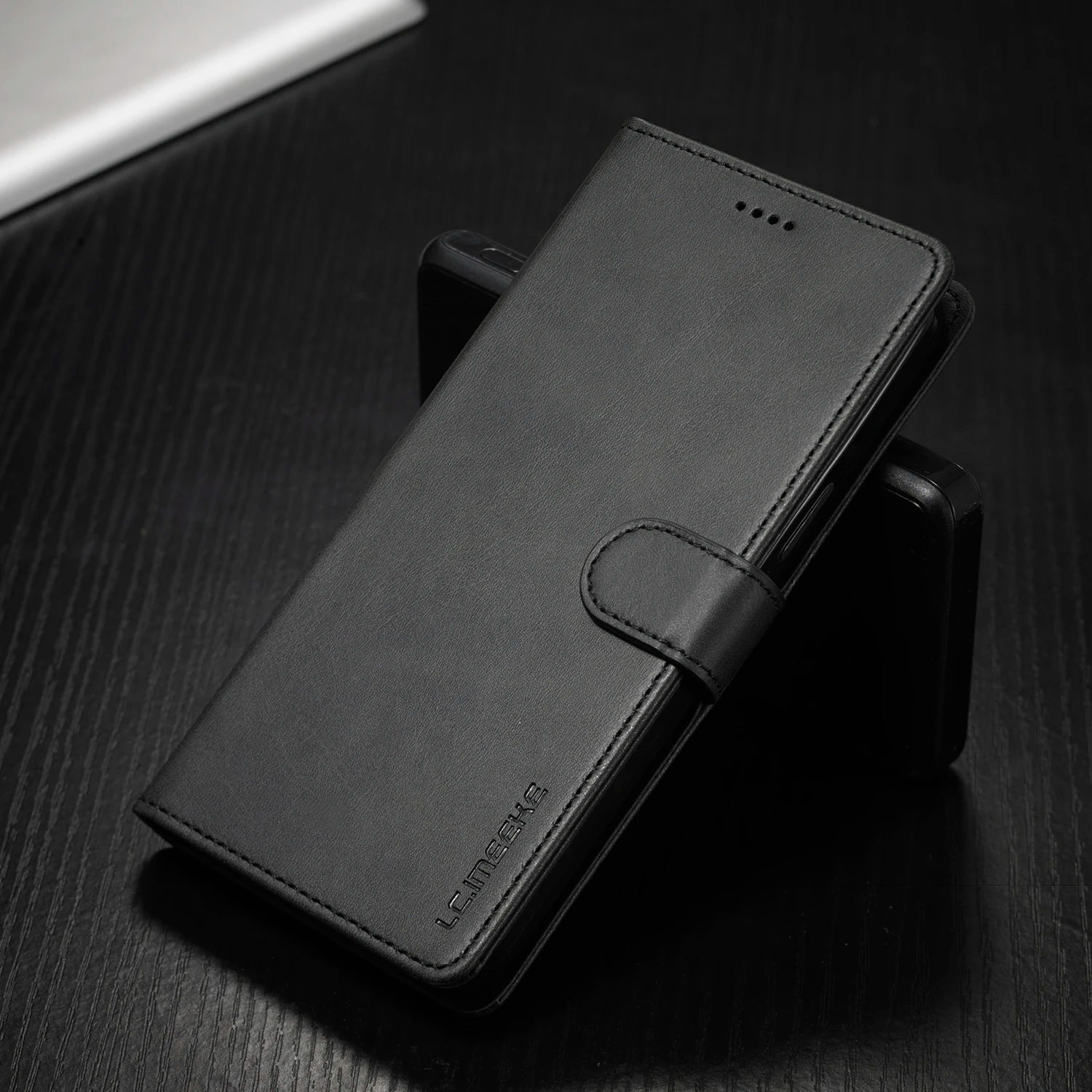 Flip Leather Wallet Case For iPhone 16 15 14 13 12 11 Pro Max XS XR 8 7 Plus SE Mini 16E Business Card Slot Wallet Phone Cover