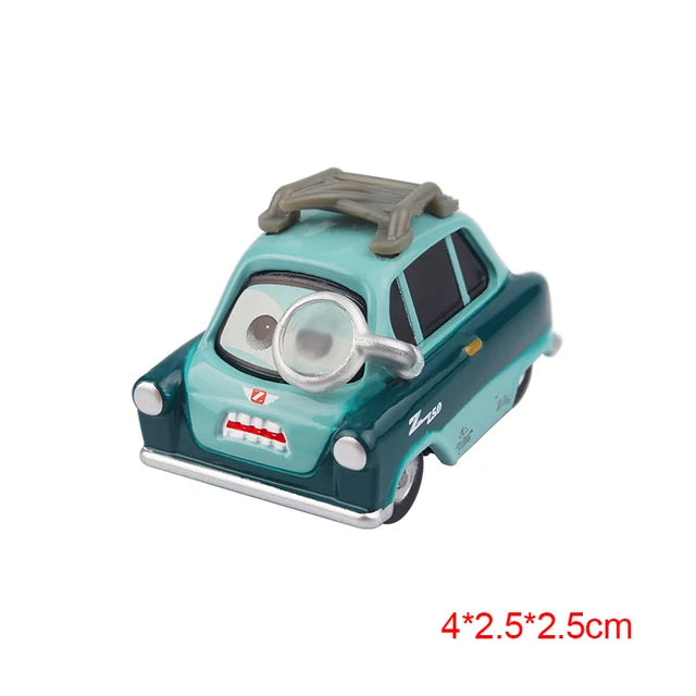 Disney Pixar Cars 2 3 Toys Lightning McQueen Truck Uncle Mack 1:55 Diecast Mater Piston Cup Fritter Frank Model Child Kids Gifts