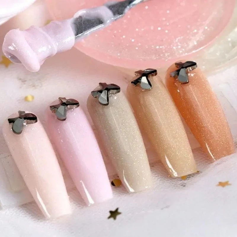 MSHARE Poly Nails Acryl Gel 60ml Builder UV Led Acrylgel Nails Extensions Acrylic Pink White Clear Acrylatic Hema Tpo Free Gel