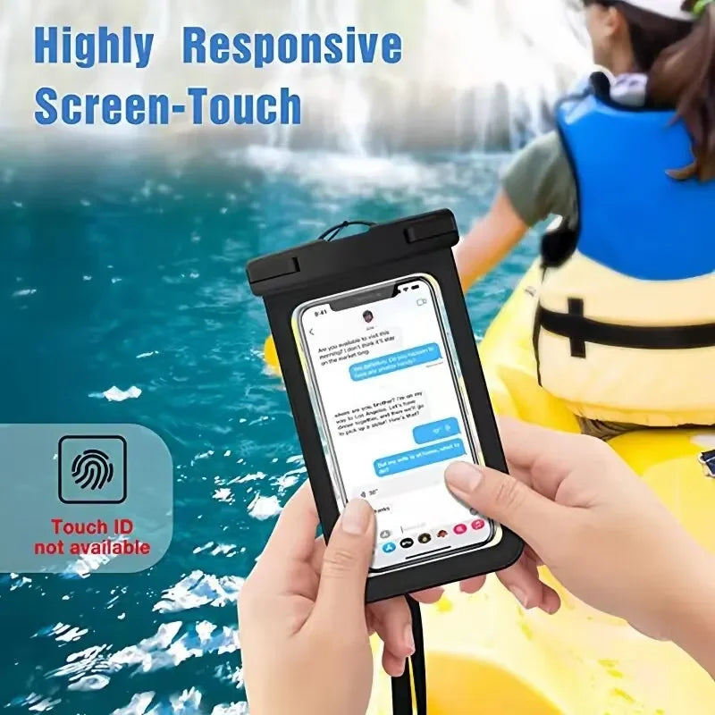IPX8 waterproof universal phone cases water proof bag swim phone protector pouch PV cover for iPhone 15 14 Samsung Oppo Vivo