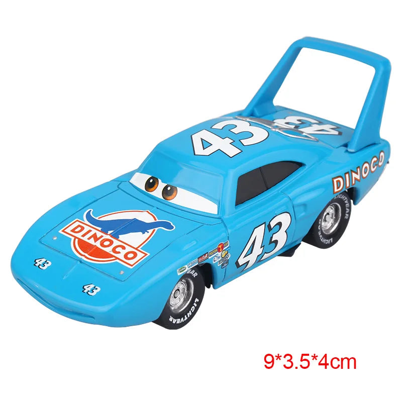 Mini Cars Disney Pixar Cars Toys Lightning McQueen Jackson Storm The King Mater 1:55 Diecast Metal Alloy Model Toys Kids Gifts