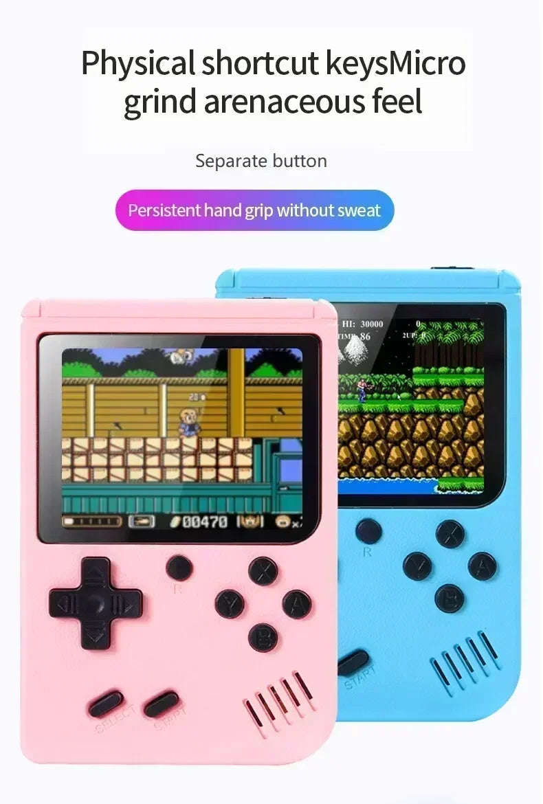 NGNG Portable Game Console with 500 Classic Retro Games 8 Bit 3.0-Inch Color Screen Perfect Birthday Gift for Kids