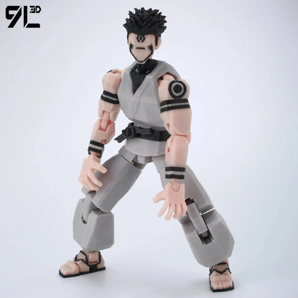 9L3D Printed Anime Jujutsu Kaisen Sukuna Yuji Yuta Satoru Gojo Lucky Dummy 13 Movable Shapeshift Action Figures Mannequin Toys