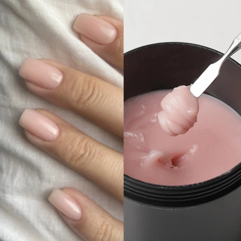 MSHARE Poly Nails Acryl Gel 60ml Builder UV Led Acrylgel Nails Extensions Acrylic Pink White Clear Acrylatic Hema Tpo Free Gel