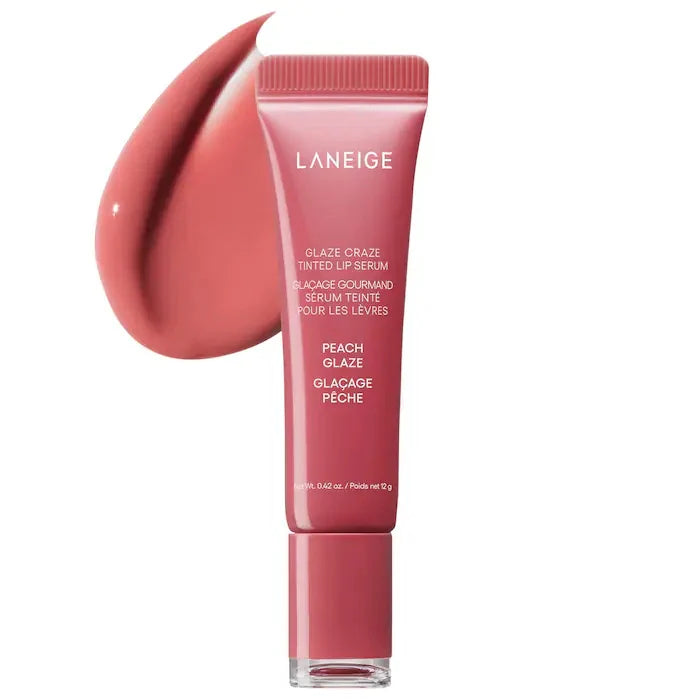 LANEIGE Hose Lip Honey Lip Glaze Moisturizing Brightening Colored Lip Balm Lips Tint Soft Tube Make Up Beauty Lips Care