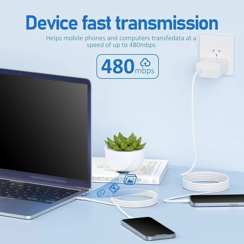 MFi certification LAIHONEN 1pc 2pcs Type C To Lightning Cable Fast Charging Suitable for iPhone 13 charger USB Type C suitable