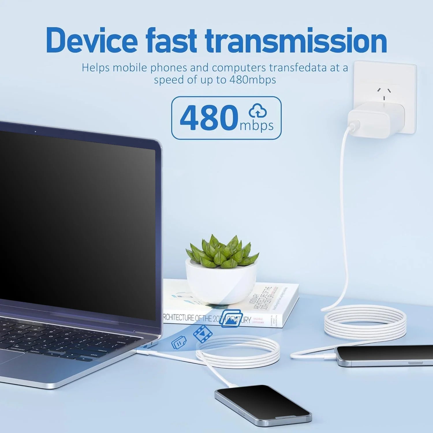 MFi certification LAIHONEN 1pc 2pcs Type C To Lightning Cable Fast Charging Suitable for iPhone 13 charger USB Type C suitable