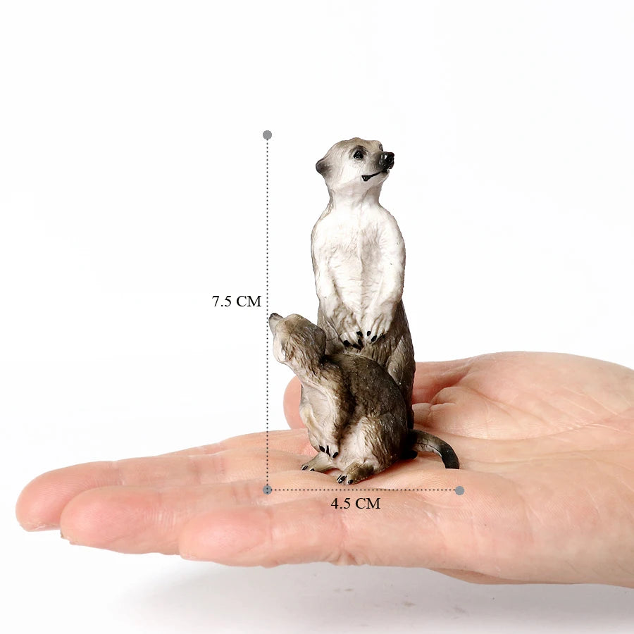 Realistic Woodland Creatures Figurines Toys Raccoon,Beavers ,Badger,Anteater,Platypus Easter Eggs Education Birthday Gift