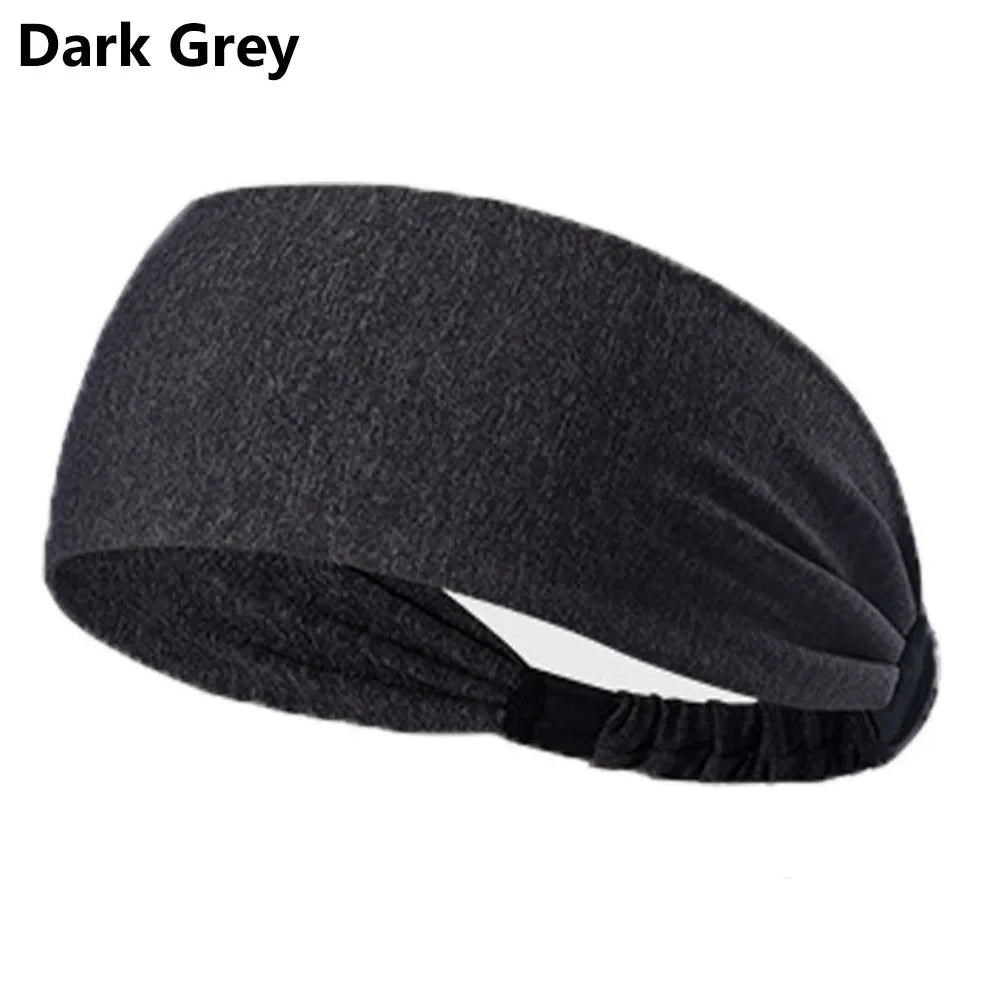 Hot Absorbing Sweat Sport Hair Bands Men Women Elastic Yoga Headbands Fitness Headwear Headwrap Sports Hair Accessories