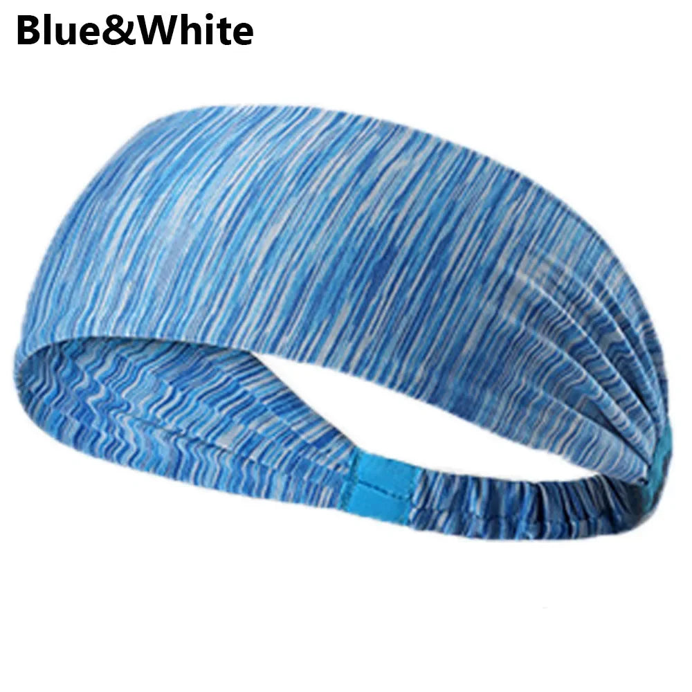 Hot Absorbing Sweat Sport Hair Bands Men Women Elastic Yoga Headbands Fitness Headwear Headwrap Sports Hair Accessories