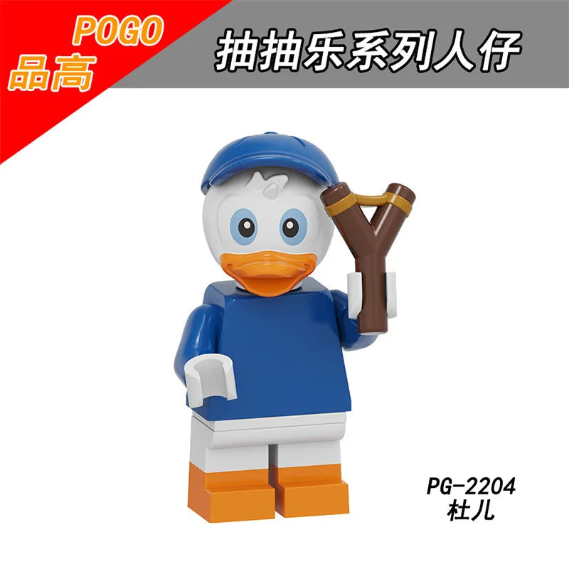 Disney Building Blocks Cartoon Comedy Simpson Family Mini Model Figures Assemble Action Bros Figures Building Blocks Toys