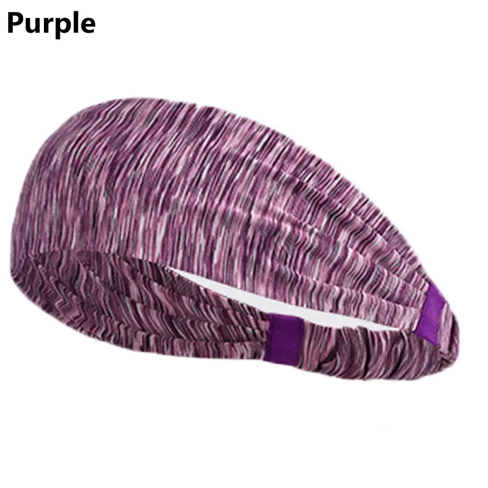 Hot Absorbing Sweat Sport Hair Bands Men Women Elastic Yoga Headbands Fitness Headwear Headwrap Sports Hair Accessories