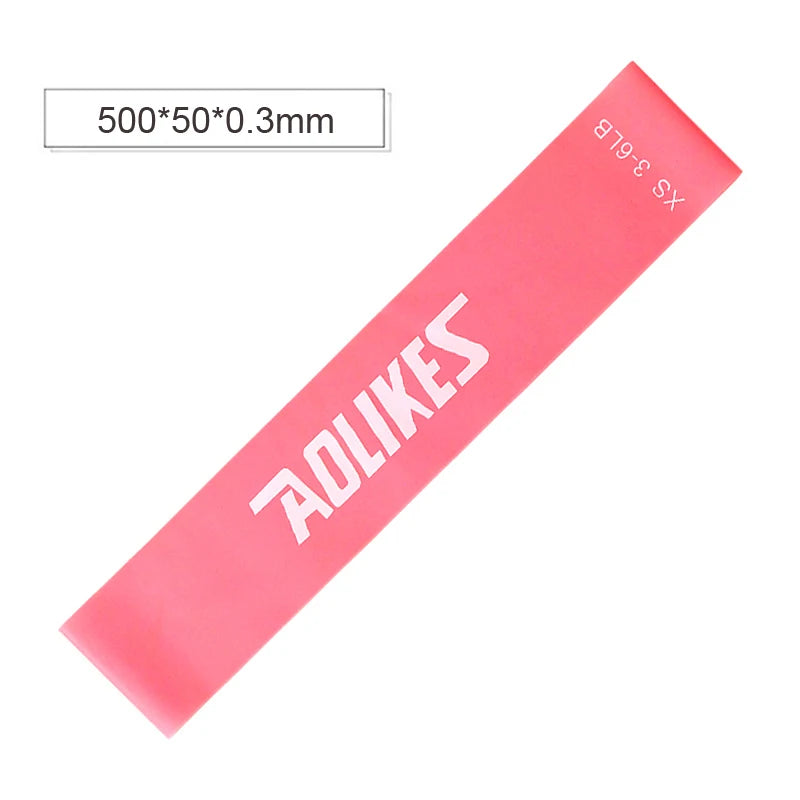 AOLIKES 1PCS Fitness Elastic Resistance Bands Home training yoga sport resistance bands Stretching Pilates Crossfit Workout Gym