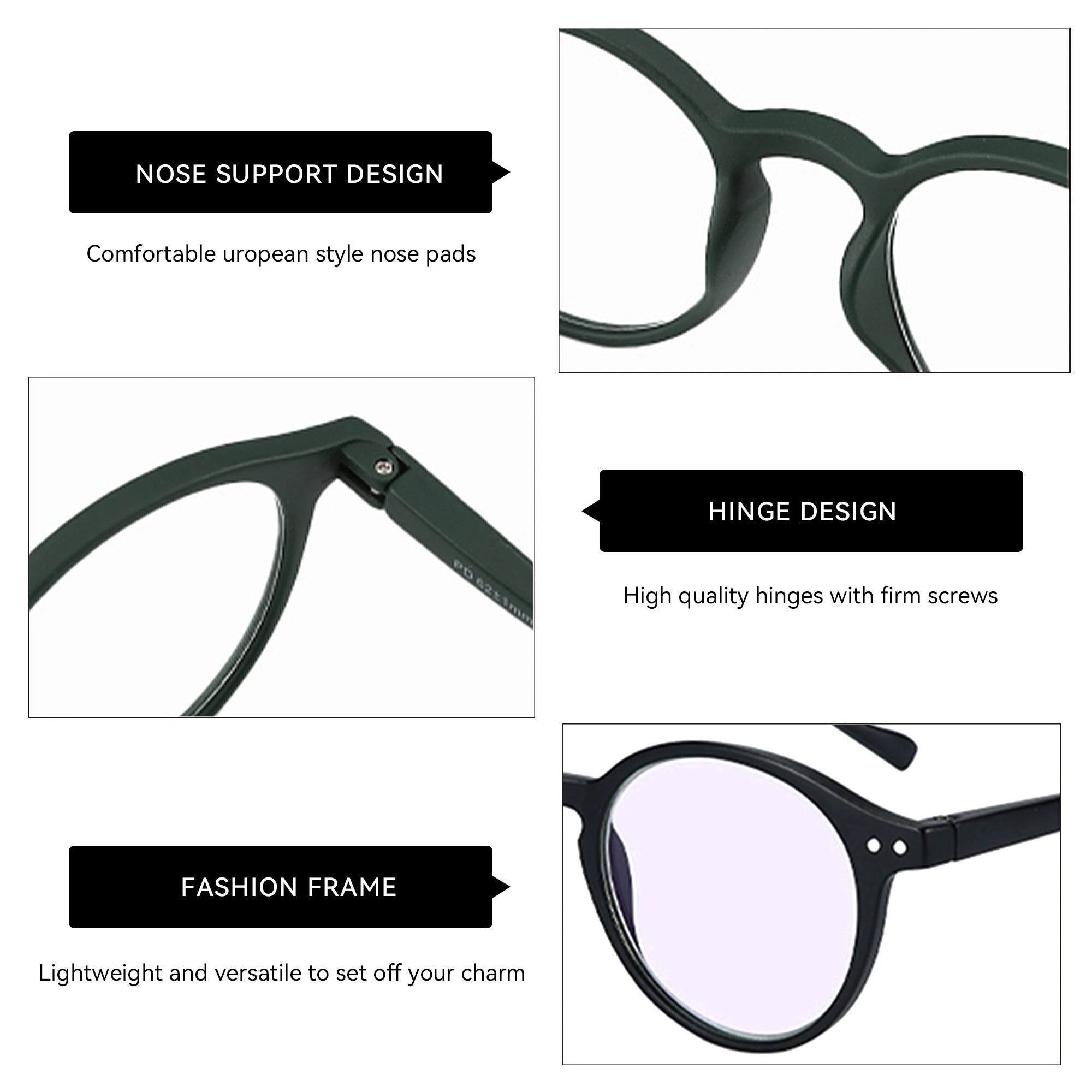 ZENOTTIC 2025 Retro Reading Glasses Anti Blue Light Blocking Readers Fashion Lightweight Eyeglasses Women Men Diopter 0 to 4.0