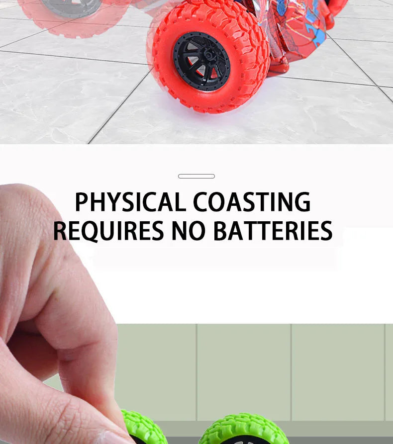 Children's toy car fun double-sided car inertial safety anti-collision anti-fall Kid's anti-fall model sliding off-road vehicle