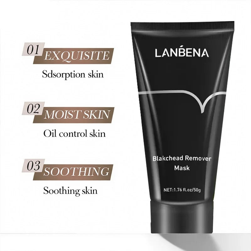 LANBENA Remove Blackhead Mask Deep Cleaning Shrinking Pore Mask  Acne Treatment Skin Improve Rough Skin Brighteing Care Beauty