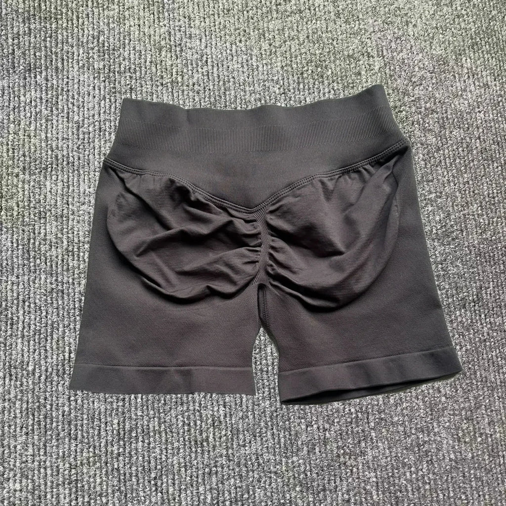 DFyoga impact Shorts  Low Waist Seamless Shorts Scrunch Bum Gym Shorts Workout Biker Short Stretch Fitness Clothing