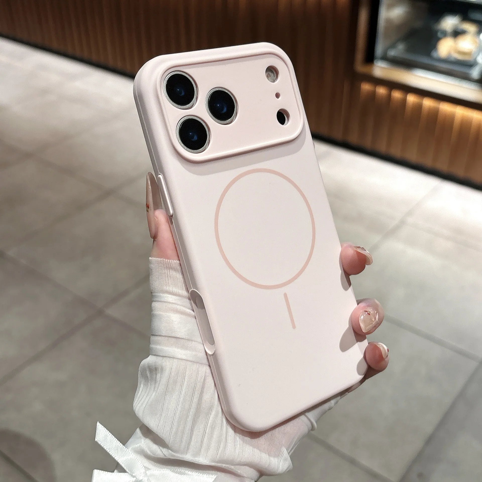 Liquid Silicone Phone Case For Magsafe For iPhone 17 16 15 14 13 Pro Max Air Plus Cases Magnetic Wireless Charging Soft Cover