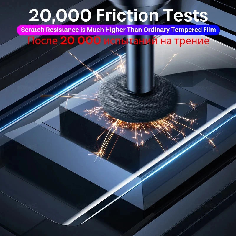 Fingerprint Unlock Full Glue 0.2mm Tempered Glass For Samsung Galaxy S25 S24 S23 S22 S21 S20 Plus Note 20 Ultra Screen Protector