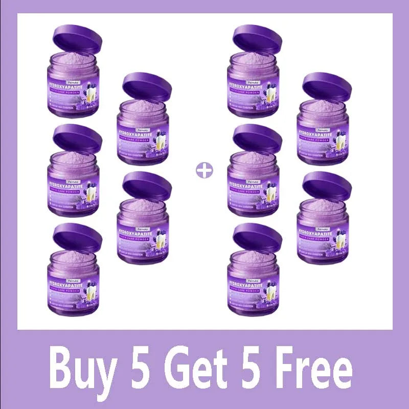 Purple Brightening Powder Enamel-Safe Toothpaste Whitening Powder Strengthen Teeth And Gums Tooth Repair Mineral Powder Gifts