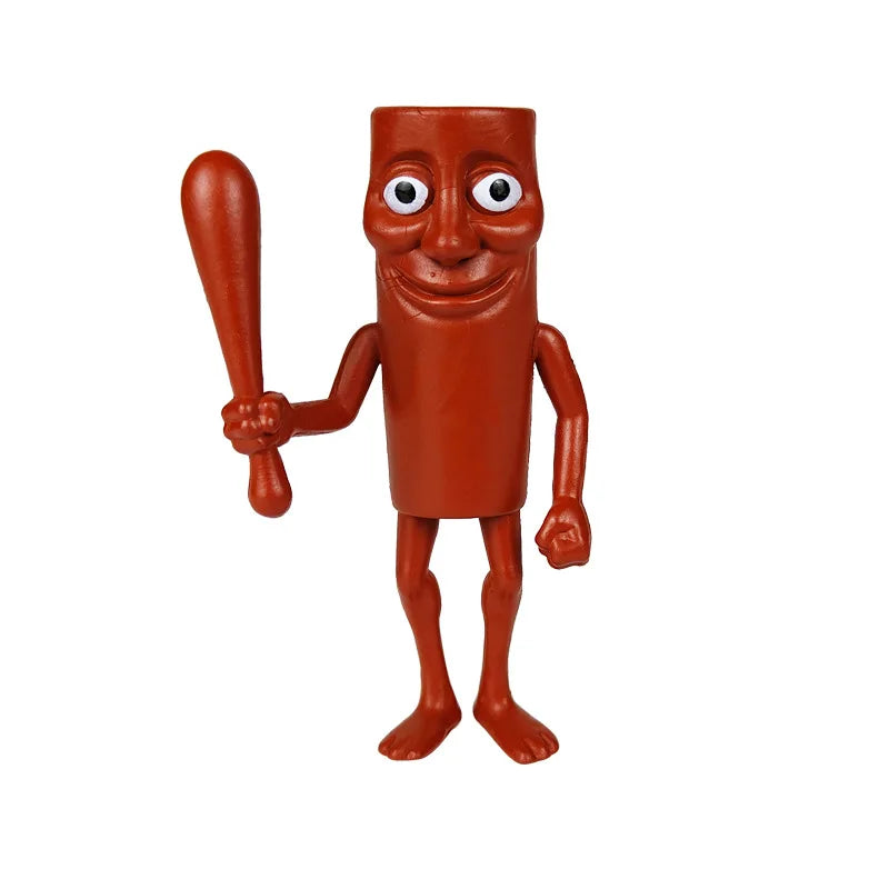 Brainrot Anime Action Figures Tung Tung Tung Sahur Ornaments Figure Funny Meme PVC Toy Model Home Decor Kids Gift