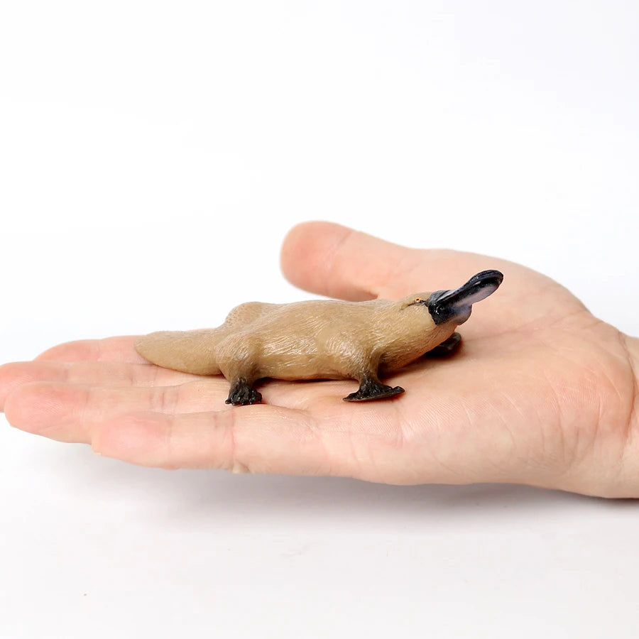 Realistic Woodland Creatures Figurines Toys Raccoon,Beavers ,Badger,Anteater,Platypus Easter Eggs Education Birthday Gift