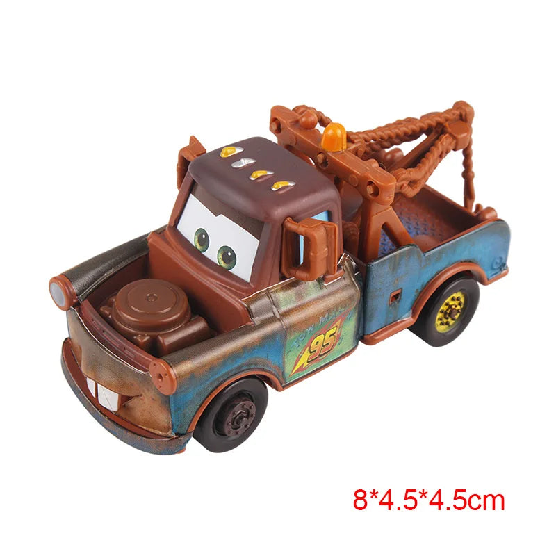 Mini Cars Disney Pixar Cars Toys Lightning McQueen Jackson Storm The King Mater 1:55 Diecast Metal Alloy Model Toys Kids Gifts