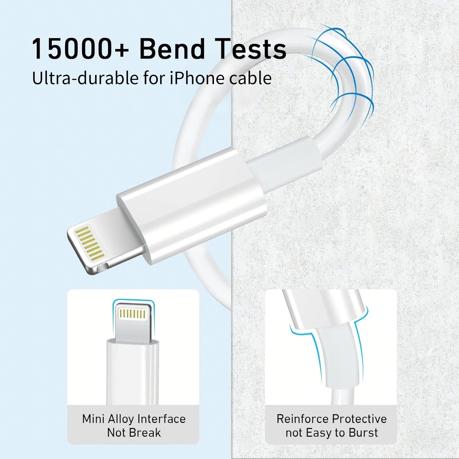 MFi certification LAIHONEN 1pc 2pcs Type C To Lightning Cable Fast Charging Suitable for iPhone 13 charger USB Type C suitable