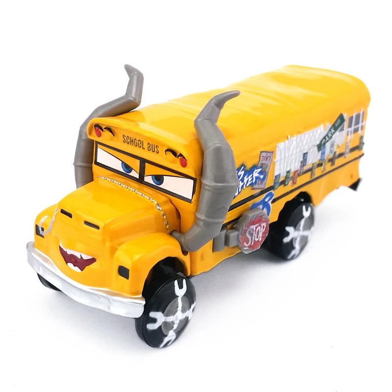 Mini Cars Disney Pixar Cars Toys Lightning McQueen Jackson Storm The King Mater 1:55 Diecast Metal Alloy Model Toys Kids Gifts
