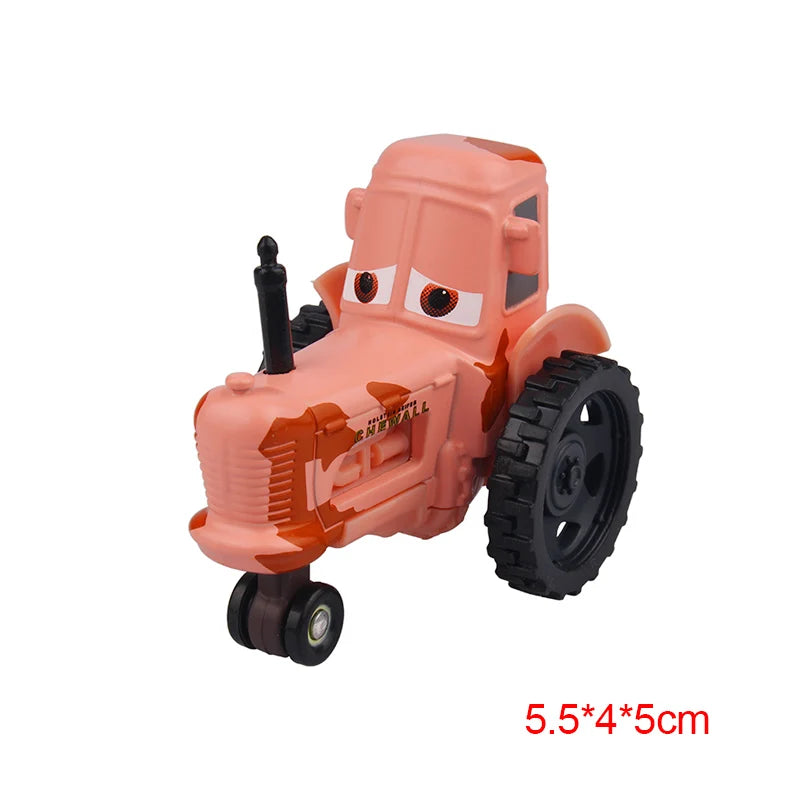 Disney Pixar Cars 2 3 Toys Lightning McQueen Truck Uncle Mack 1:55 Diecast Mater Piston Cup Fritter Frank Model Child Kids Gifts