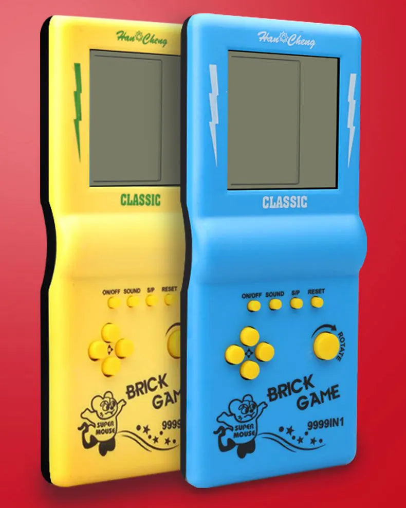 Classic Retro Handheld Game Players for Tetris Console Large Screen Children's Nostalgic Pocket Game Machine Kids Puzzle Toys