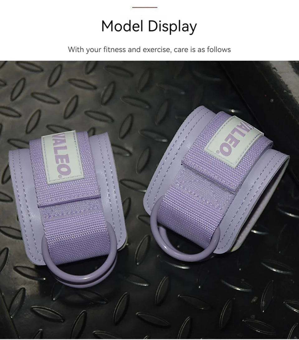 LOOGDEEL Resistance Bands Set Ankle Straps Adjustable Foot Support Padded Cuff Ankle Weight Leg Training Brace Yoga Sport Tool