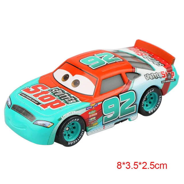 Disney Pixar Cars 2 3 Toys Lightning McQueen Truck Uncle Mack 1:55 Diecast Mater Piston Cup Fritter Frank Model Child Kids Gifts