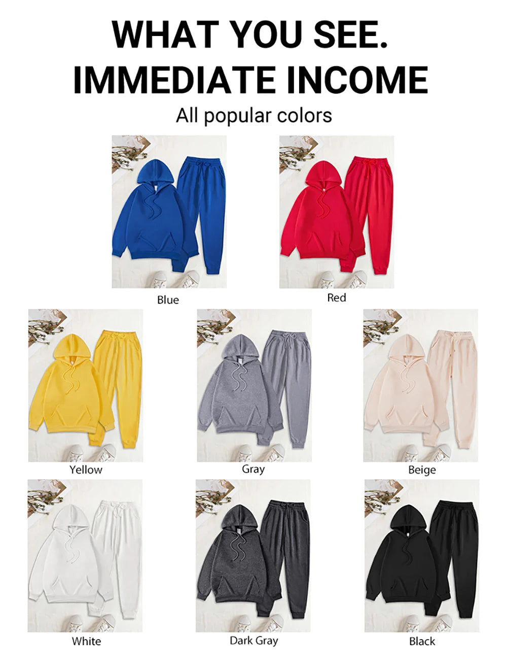 New York City Letter Eye-Catching Print Mans Hoodie Set Casual Winter Two Pices Sets Sporty Jogging Pants Fashion Autumn Hoodies