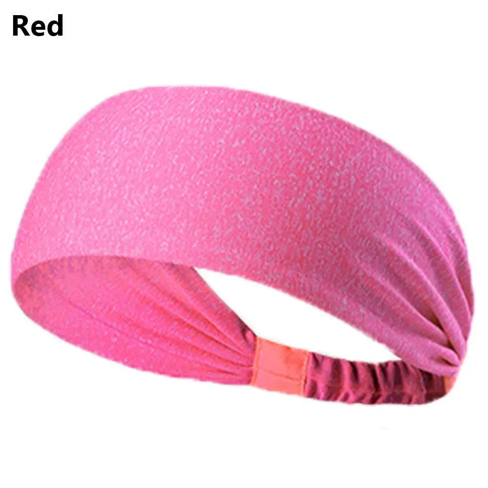 Hot Absorbing Sweat Sport Hair Bands Men Women Elastic Yoga Headbands Fitness Headwear Headwrap Sports Hair Accessories