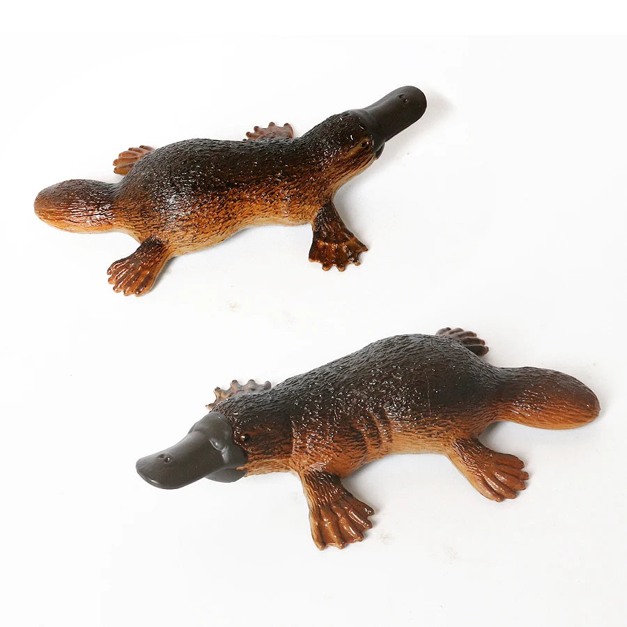 Realistic Woodland Creatures Figurines Toys Raccoon,Beavers ,Badger,Anteater,Platypus Easter Eggs Education Birthday Gift