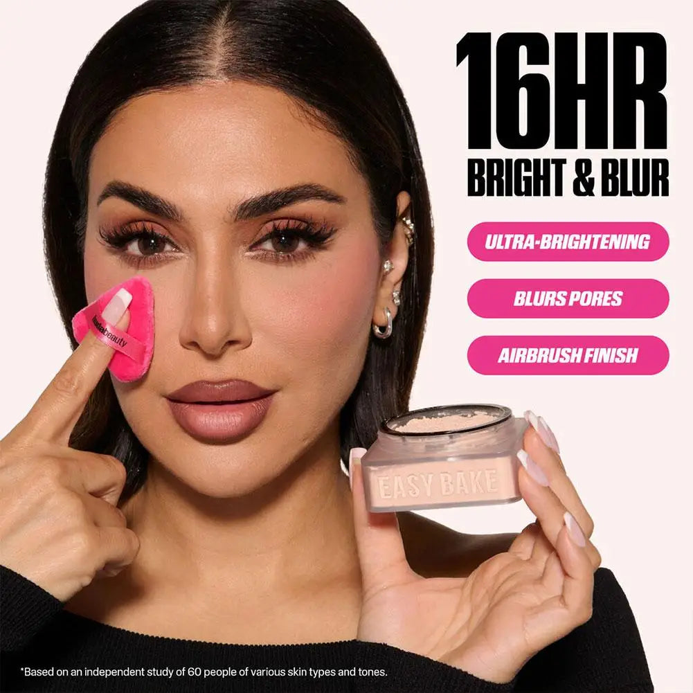 Huda Beauty Loose Baking Setting Powder Long Lasting Oil Control Natural Face Matte Waterproof BrighTening Loose Powder Makeup