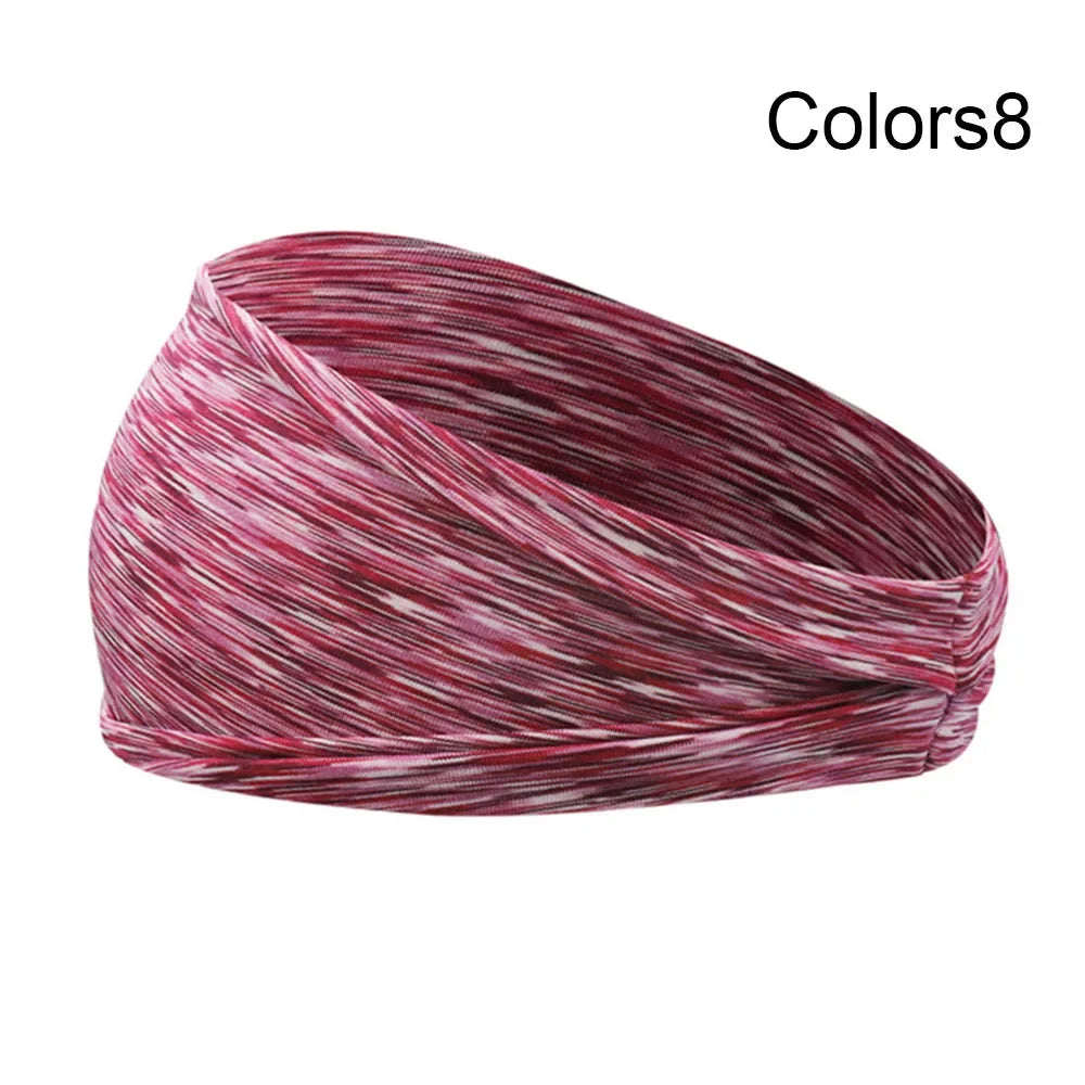 Hot Absorbing Sweat Sport Hair Bands Men Women Elastic Yoga Headbands Fitness Headwear Headwrap Sports Hair Accessories
