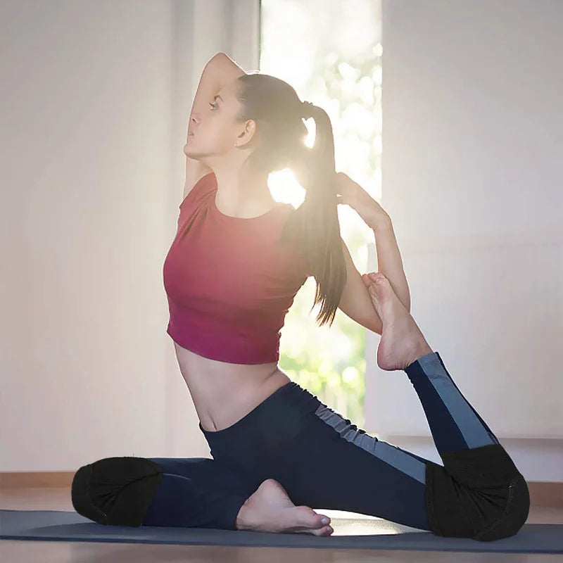 WorthWhile Dancing Knee Pads for Volleyball Yoga Women Kids Men Patella Brace Support EVA Kneepad Fitness Protector Work Gear